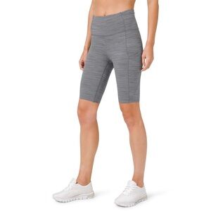Lululemon Fast And Free Short 10" *Non-Reflective Grey Space Dye Nulux Sz 6